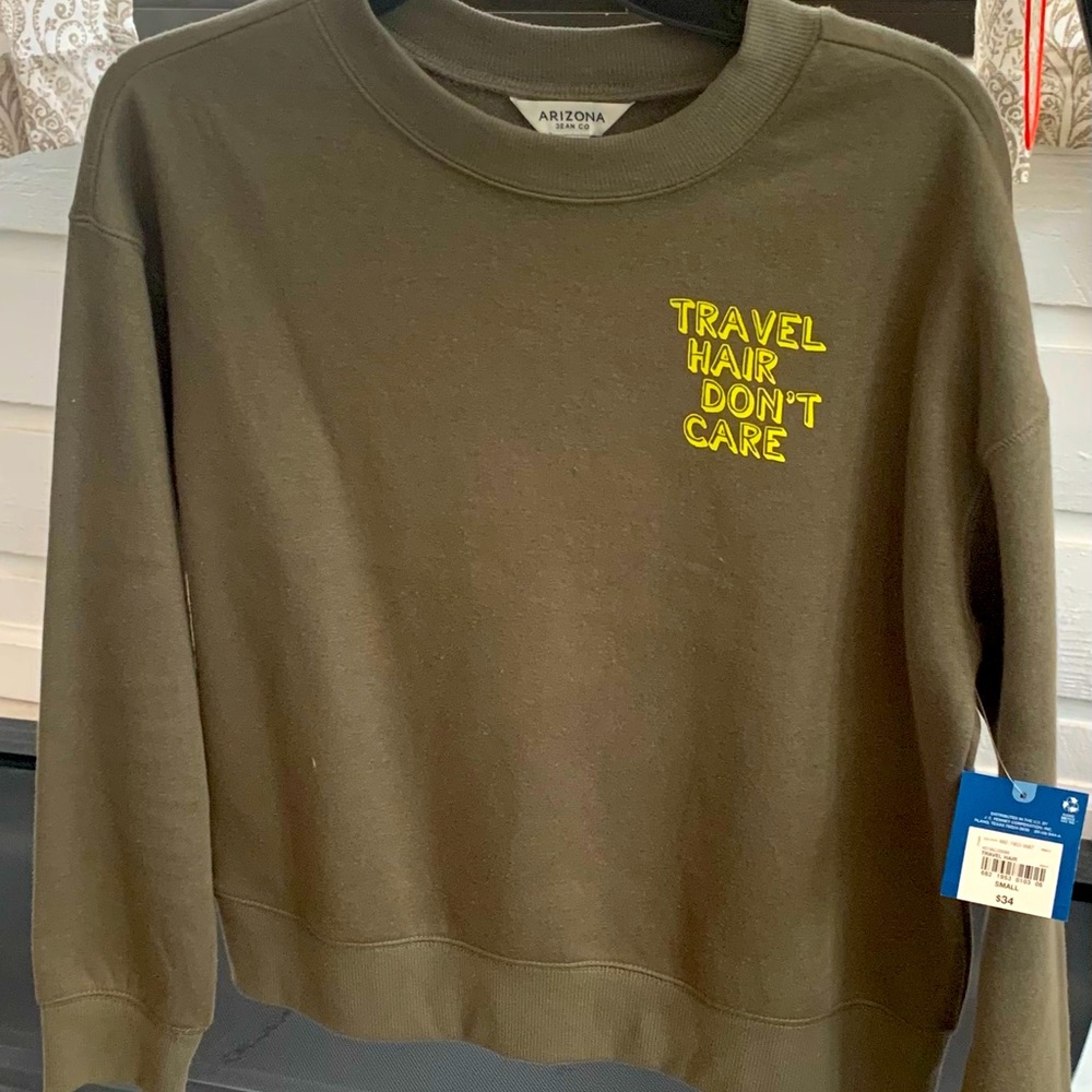 BWT Arizona travel cropped sweatshirt